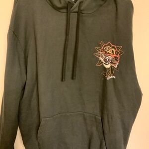 ALLSAINTS TIGER HOODIE BLACK TIGER